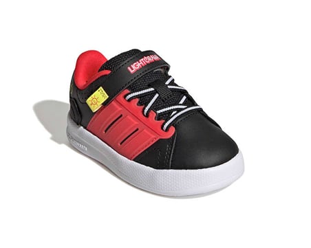 Adidas LIGHTORAMA COURT EL I Bebek Günlük Işıklı Ayakkabı KJ7002 Siyah