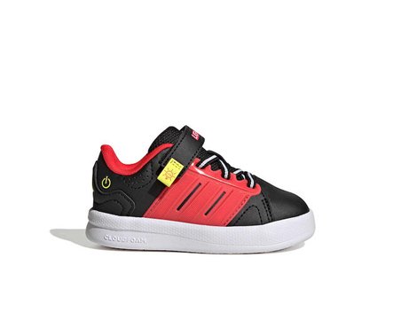 Adidas LIGHTORAMA COURT EL I Bebek Günlük Işıklı Ayakkabı KJ7002 Siyah