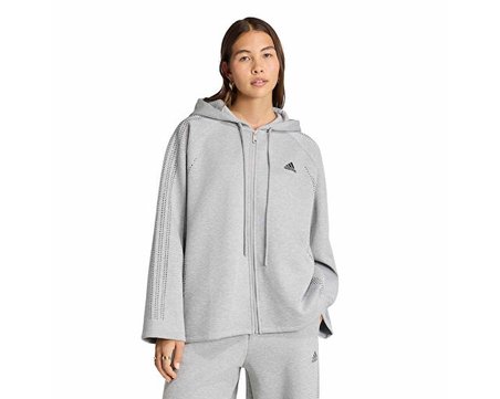 Adidas Teamgeist Tt Kadın Günlük Ceket KD0497 Gri