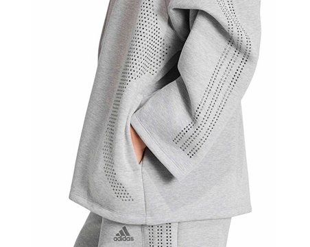 Adidas Teamgeist Tt Kadın Günlük Ceket KD0497 Gri