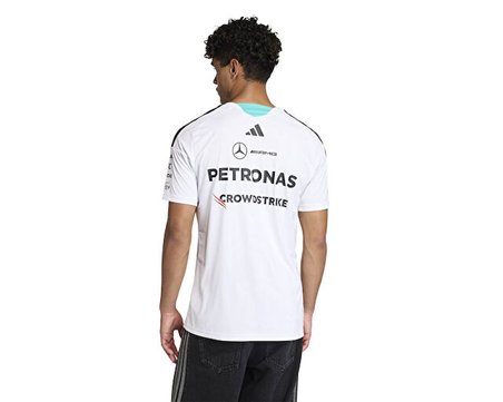 Adidas MERCEDES DR JSY M Erkek Pilot Forması KF0160 Beyaz