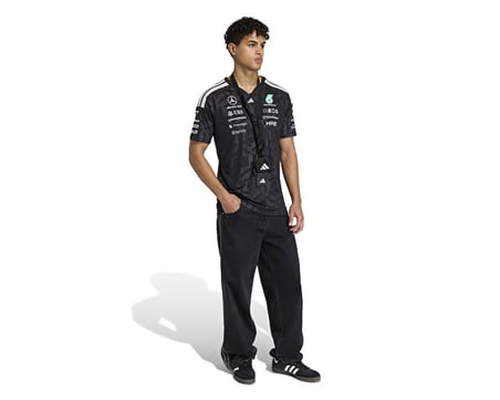 Adidas MERCEDES DR JSY M Erkek Pilot Forması KF0161 Siyah