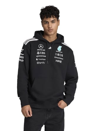 adidas KF0166 MER DR HOOD M Siyah Kapüşon Yaka Normal Baskılı Erkek Sweatshırt