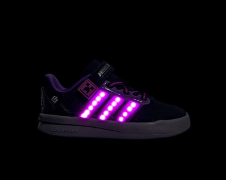 Adidas MINECRAFT LIGHTORAMA EL C Çocuk Günlük Işıklı Ayakkabı KI9113 Siyah