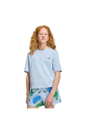 adidas Çocuk  Mavi  T-shirt TEE KC9540
