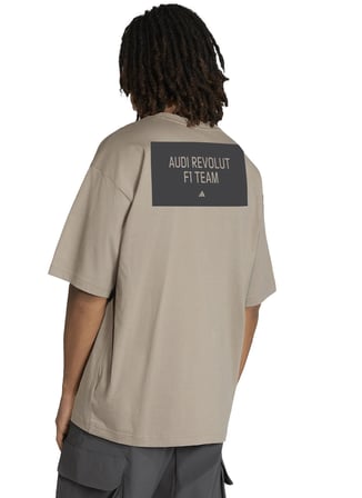 Adidas KE6790 AU EF GR I SS Kahverengi Bisiklet Yaka Fit Baskılı Erkek T-Shirt