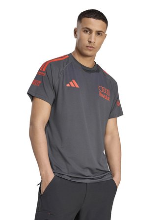 adidas KE9100 AU MC TEE SS M Siyah Bisiklet Yaka Baskılı Erkek T-Shirt