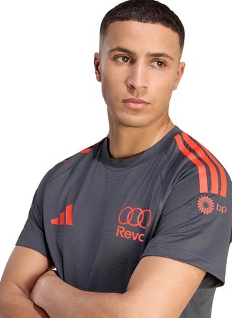 adidas KE9100 AU MC TEE SS M Siyah Bisiklet Yaka Baskılı Erkek T-Shirt