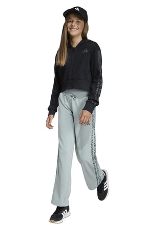 Adidas Siyah Kız Çocuk Sweatshirt KB6985 JG AN 3S FT FZ