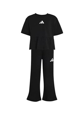 Adidas Siyah Kız Çocuk Eşofman Takımı KC2118 LG SWTP FT TS