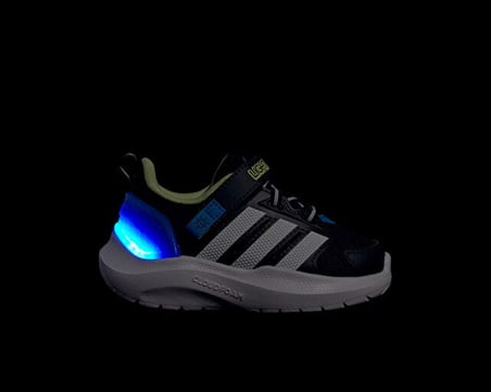 Adidas LIGHTORAMA RNR EL I Bebek Günlük Işıklı Ayakkabı KJ9716 Siyah