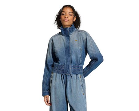 Adidas P Ess Denim Tt Kadın Günlük Ceket KE1072 Mavi