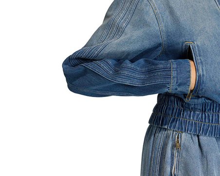Adidas P Ess Denim Tt Kadın Günlük Ceket KE1072 Mavi