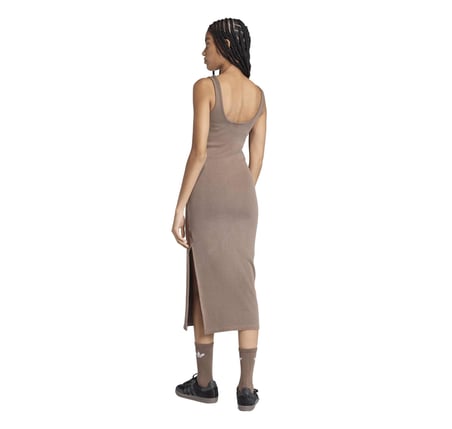 KE3167-K adidas Ess Rıb Dress Kadın Elbise - Etek Kahve