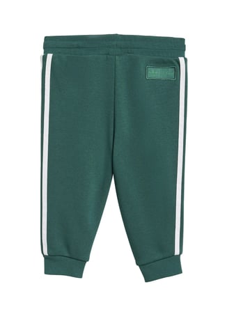 Adidas Yeşil Unisex Bebek Baskılı Eşofman Takımı KC8425 CREW SET