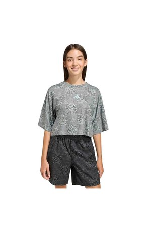 adidas Çocuk  Yeşil  T-shirt JG SPI AOP TEE KB6926