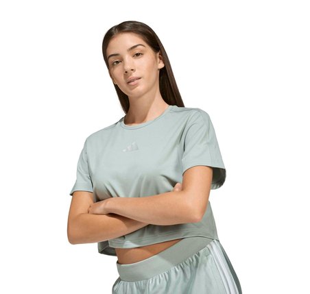 KB7028-C adidas Jg Glam Tee ocuk T-Shirt Yeşil