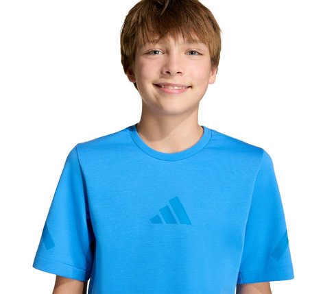 KC7020-C adidas J Zne Tee ocuk T-Shirt Mavi