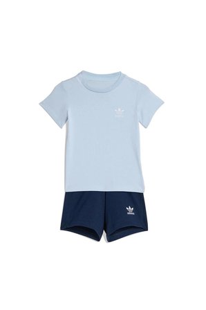 adidas Bebek  Mavi  Eşofman SHORT TEE SET KE2355