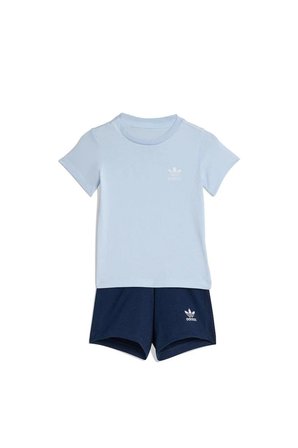 adidas Bebek  Mavi  Eşofman SHORT TEE SET KE2355