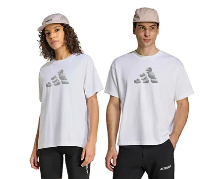 Adidas U Terrex Rocks G T Unisex Outdoor Tişörtü KB9625 Beyaz