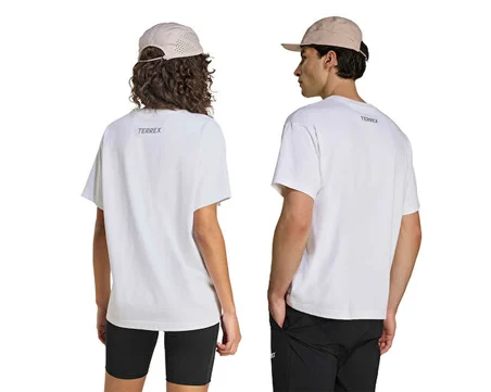 Adidas U Terrex Rocks G T Unisex Outdoor Tişörtü KB9625 Beyaz