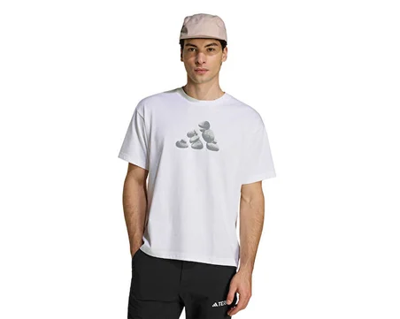 Adidas U Terrex Rocks G T Unisex Outdoor Tişörtü KB9625 Beyaz