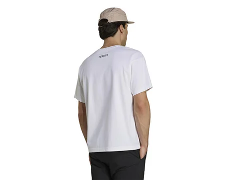 Adidas U Terrex Rocks G T Unisex Outdoor Tişörtü KB9625 Beyaz