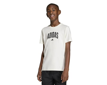 Adidas J Colleg T Çocuk Günlük Tişört KE1347 Beyaz