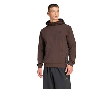 Adidas D4T Hybrid Fz H Erkek Antrenman Ceketi KB0804 Kahverengi