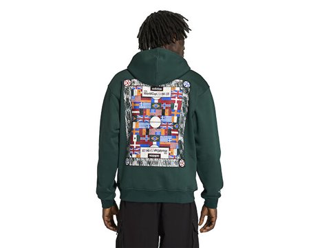 Adidas Flag Gfx Hd Erkek Günlük Sweatshirts KD1436 Yeşil