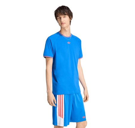 KC6447-E adidas Chest Str Ss T Erkek T-Shirt Mavi