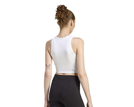 Adidas W 3S Pad Tk Kadın Günlük Crop Üst JZ6876 Beyaz