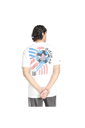 adidas Erkek Beyaz  T-shirt FTBL GFX SS T KD1424