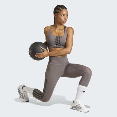 Adidas Sporcu Sütyeni KA0158 OPT 3S MS BRA Gri Beden S