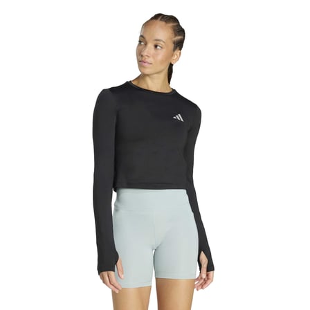 KE8416-K adidas Run Ess Ls W Kadın Sweatshirt Siyah