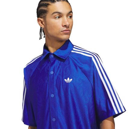 KB7524-E adidas Jacquard Top Erkek G&amp;ouml;mlek Lacivert