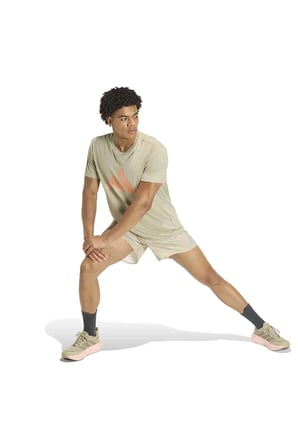 adidas Erkek  Kahverengi  T-shirt Run Ess BL T M KC4274