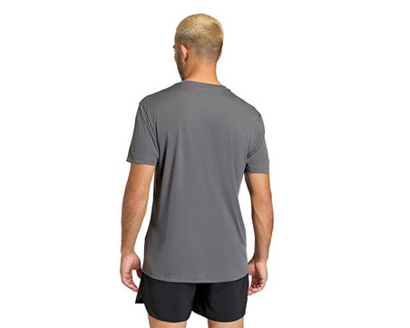 Adidas Run Ess Bl T M Erkek Koşu Tişörtü KC4275 Gri