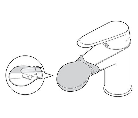 Kireç Giderici Musluk Başlığı