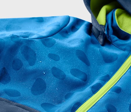 Çocuk Softshell Ceket, Mavi