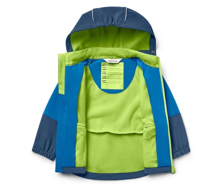 Çocuk Softshell Ceket, Mavi