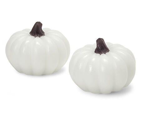 LED Gerçek Mum, Balkabağı, 2 Adet