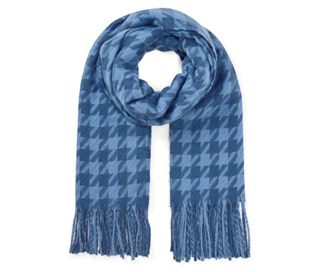 Kadın Dokuma Atkı, Püsküllü, Kazayağı