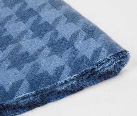 Kadın Dokuma Atkı, Püsküllü, Kazayağı