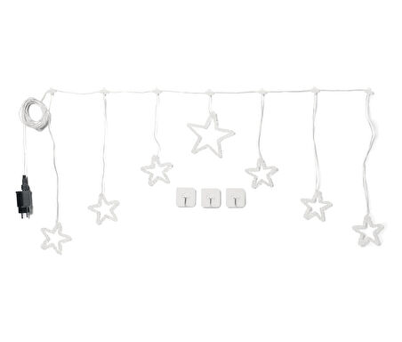 LED Işık Perdesi, Akrilik, 7 Yıldız