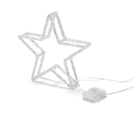 LED Dekoratif Yıldız, Dış Mekan, Akril