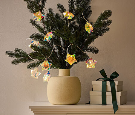 LED Işık Zinciri, Yıldız, Fluoresan