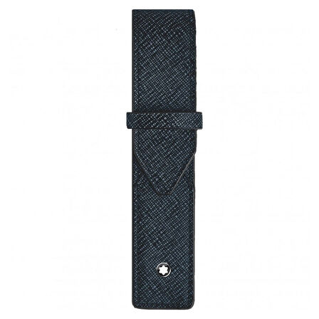Montblanc Sartorial Tekli Kalem Kılıfı Tweed Blue 220352