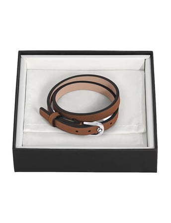 Montblanc Sartorial Deri At Nalı Tokalı Ayarlanabilir Bileklik 136936